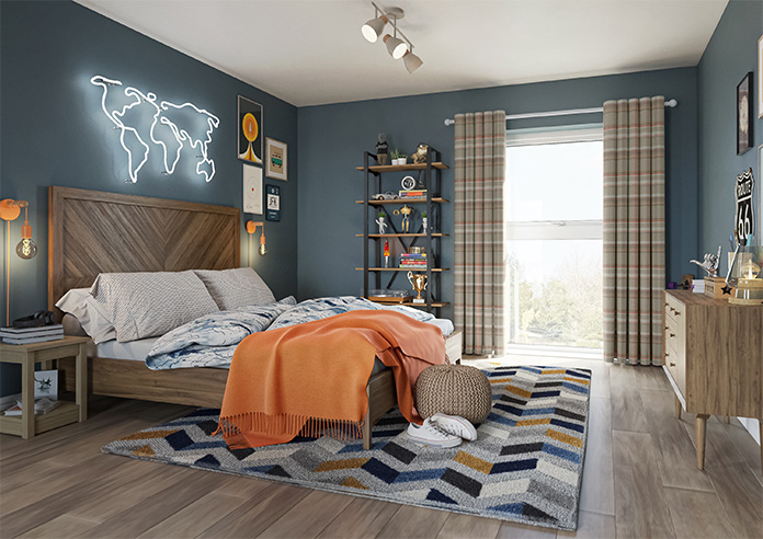 Macrae, Brown Tartan - Made to Measure Curtains - Image 8